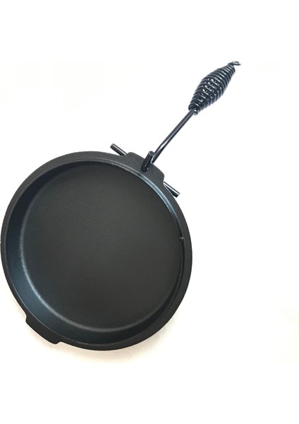Döküm Tencere 10 Inch Dutch Oven Demir Döküm Kamp Tenceresi 25 cm