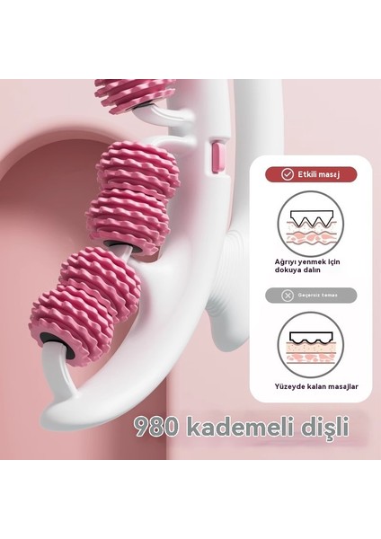 Ev Yoga Ayarlanabilir Halka Klips Bacak Silindiri Bacak Masaj Cihazı (Yurt Dışından)