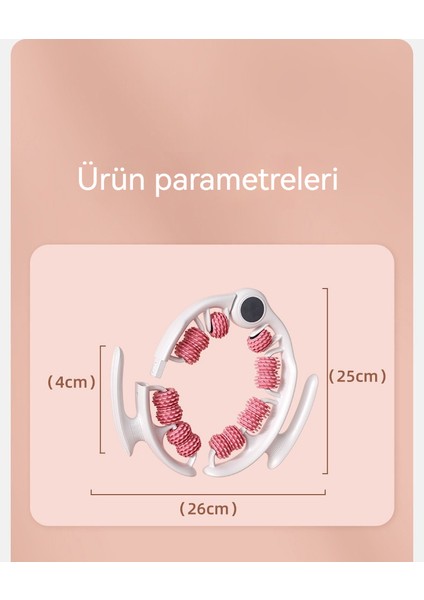 Ev Yoga Ayarlanabilir Halka Klips Bacak Silindiri Bacak Masaj Cihazı (Yurt Dışından)