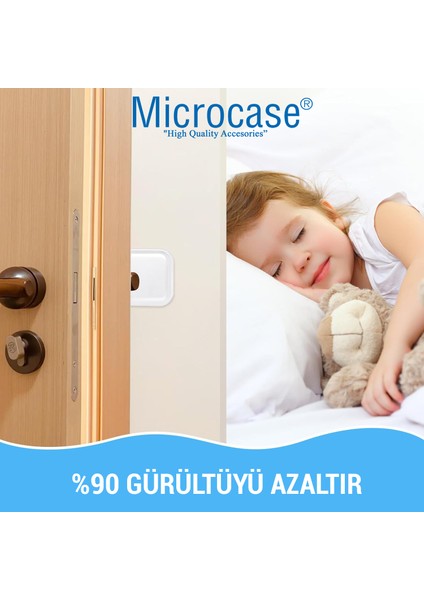Darbe Önleyici Yapışkanlı Silikon Kapı Kolu Stoperi Tamponu Kare Tasarım - AL5005 3 Adet