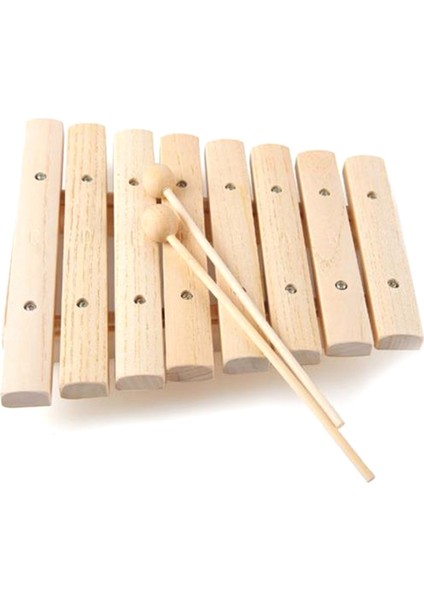 Çocuk Çocuk Doğal Ahşap Ahşap 8 Ton Ksilofon Perküsyon Oyuncak Müzik Aleti Çocuklar Için Müzik Geliştirme (Yurt Dışından)
