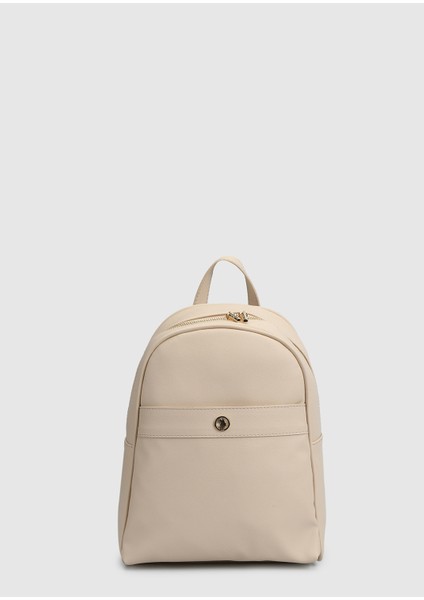 Bej Kadın Sırt Çantası
