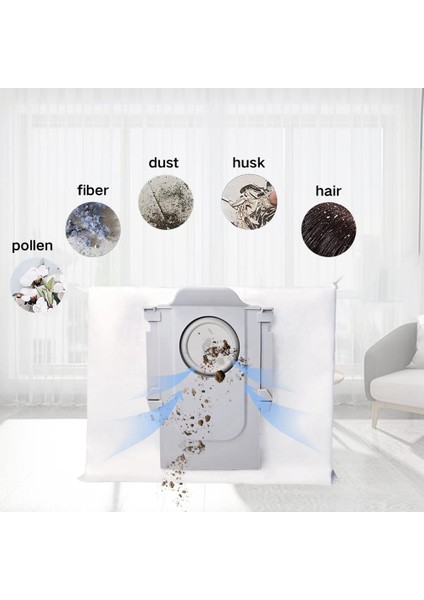 Roborock T8, G10S, Q7 Max, Q7 Max+, S7 Maxv Ultra Robotik Elektrikli Süpürge Için 30 Adet Toz Torbası Yedek Aksesuarlar (Yurt Dışından) indirimleri