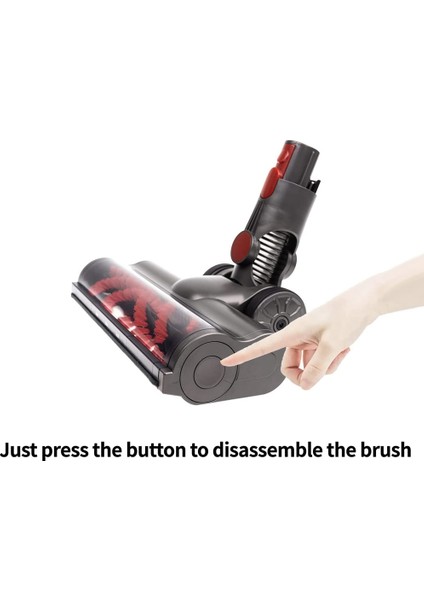 Türbin Fırça Kafası Dyson V7 V8 V10 V11 V15 LED Farlar ile Elektrikli Süpürge Zemin Aparatı (Yurt Dışından) modelleri