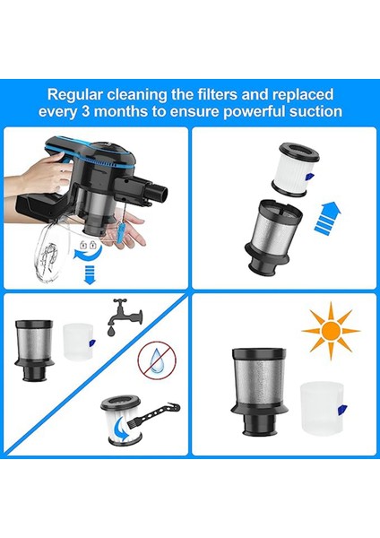 Inse S6T/S6P PRO/N5S Elektrikli Süpürge Aksesuarları Için Uygun Filtre Filtre Elemanları Filtre Filtresi Yedek Parçaları (Yurt Dışından) indirimleri