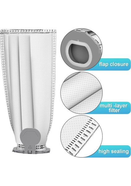 Vorwerk Vk7 Için Yedek Elektrikli Süpürge Torbası, Vorwerk Kobold Fp7 Elektrikli Süpürge Için 8 Adet Toz Torbası ve 2 Adet Filtre (Yurt Dışından) modelleri