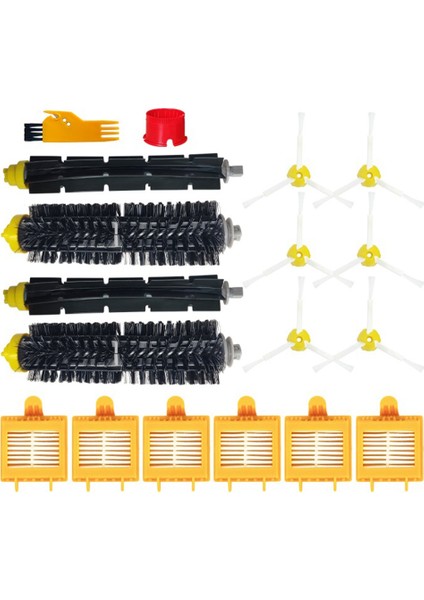 Irobot Roomba 700 Serisi 760 770 780 790 Robotlu Süpürge Ana Yan Fırça Hepa Filtre Ön Tekerlek Parçaları (Yurt Dışından)