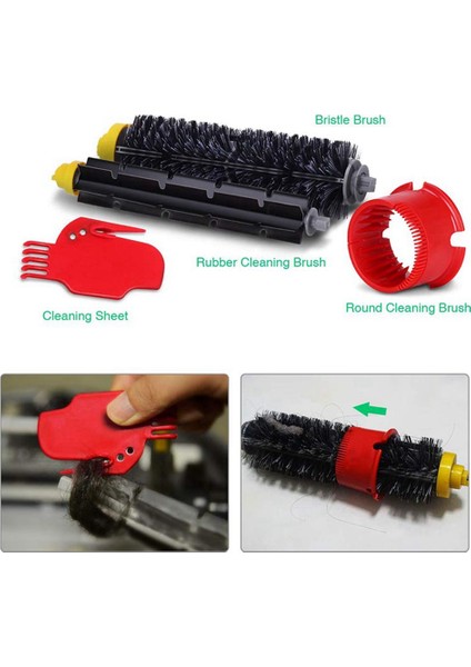 Irobot Roomba 600 Serisi Için Yedek Filtre 605 610 614 615 616 620 625 630 Temizleyici Elektrikli Çırpıcı Yan Fırça (Yurt Dışından) indirimleri