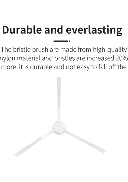 Adet Yan Fırça Değiştirme Xiaomi Mijia Anti-Sarma Süpürme ve Sürükleme Robotu STFCR01SZ Elektrikli Süpürge (Yurt Dışından) fiyatları