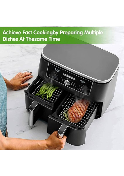 Çift Sepetli Hava Fritözleri Için Hava Fritöz Rafı, Ninja Foodi DZ201 DZ401 Hava Fritöz Aksesuarları Için Kurutucu Rafı (Yurt Dışından) fiyatları