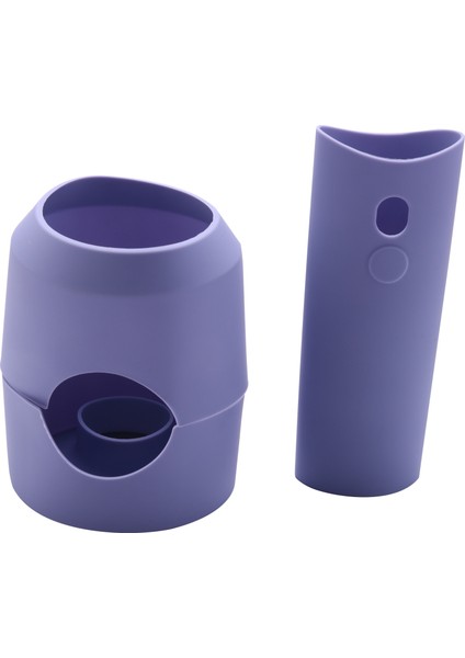 Saç Kurutma Makinesi Kılıfı Dyson Yumuşak Silikon Jel Taşınabilir Toz Geçirmez Blower Koruyucu Cilt Kapak Süpersonik Saç Kurutma Makinesi Için Gri Mor (Yurt Dışından)