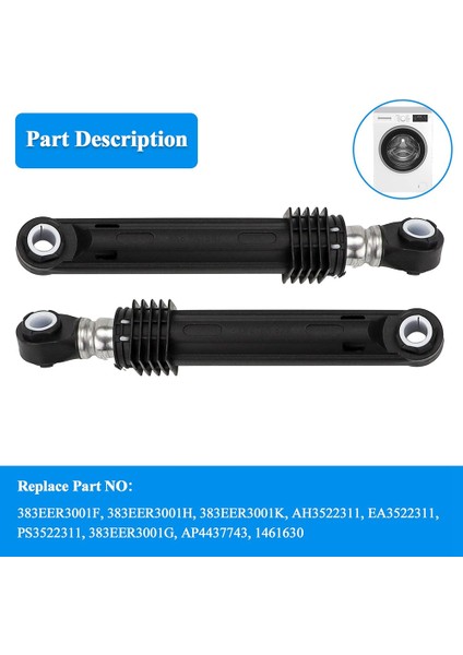 3 Adet 383EER3001G 4901ER2003A Yıkayıcı Amortisör Lg Çamaşır Makinesi Için Parçayı Değiştirin 383EER3001F,383EER3001H (Yurt Dışından) fiyatları