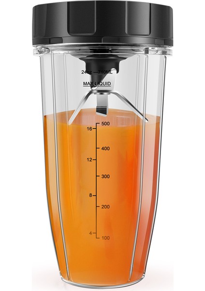 Ninja Için Blender Yedek Parçaları, 24 Oz Fincan 7 Yüzgeç Çıkarıcı Bıçak, Nutri Ninja Auto Iq BN801 SS101 BL480-30 BL641 (Yurt Dışından) modelleri