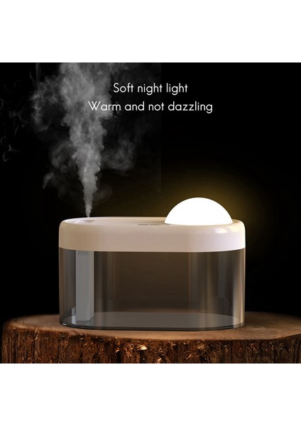 1l USB Nemlendirici, Yıldızlı Gökyüzü Lambası Projeksiyon Nemlendirici Ev Tipi Sessiz Sprey Atmosfer Projeksiyon Gece Lambası Siyah (Yurt Dışından) modelleri