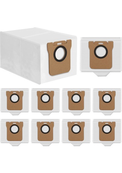 Elektrikli Süpürge Torbaları Dreame L10S Ultra L10 Ultra Xiaomi X10 + Robotlu Süpürge Yedek Çanta Aksesuar Seti (Yurt Dışından)