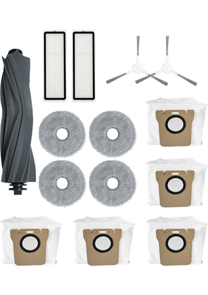 Dreame Süpürme Robotu Aksesuarlarını Takip Etmek Için Uygun L10S Ultra Ana Kauçuk Fırça Bez Yan Fırça Filtresi Toz Torbası (Yurt Dışından) fırsatları