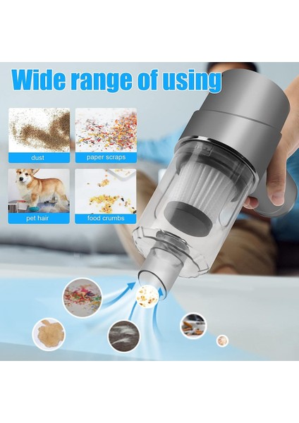 El Elektrikli Süpürge Akülü 6000PA Güçlü Araba Elektrikli Süpürge 120W Hafif Mini El Tipi Elektrikli Süpürge, Ev, Evcil Hayvan Saç, Araba Için (Yurt Dışından) fiyatları