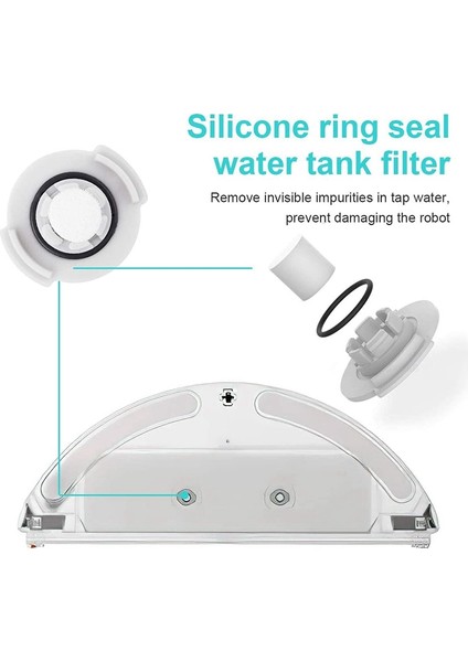 Elektrikli Süpürge Aksesuarları Kiti Xiaomi Roborock S6 S6 Maxv S6 Saf S5 S5 Max S51 E4 E35 E20 S50 Mi Mijia Robotik (Yurt Dışından)