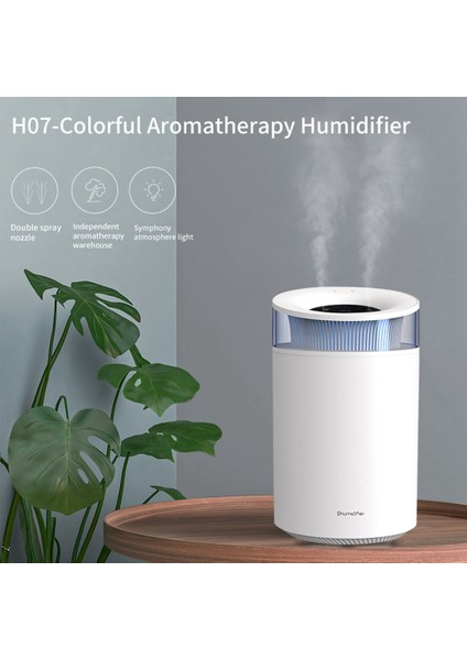 2.5l Dilsiz Masaüstü Nemlendirici Yağ Aroma Difüzör Ofis Ev Için Serin Mist Ultrasonik Hava Nemlendirici, Siyah (Yurt Dışından) modelleri