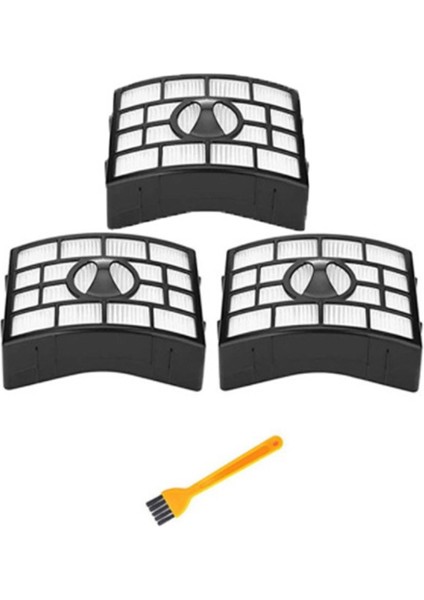 3 Paket Hepa Filtreli Elektrikli Süpürge Köpekbalığı NV650/NV750 Serisi Günlük Ev Toz Mite Temiz Aksesuarları (Yurt Dışından)