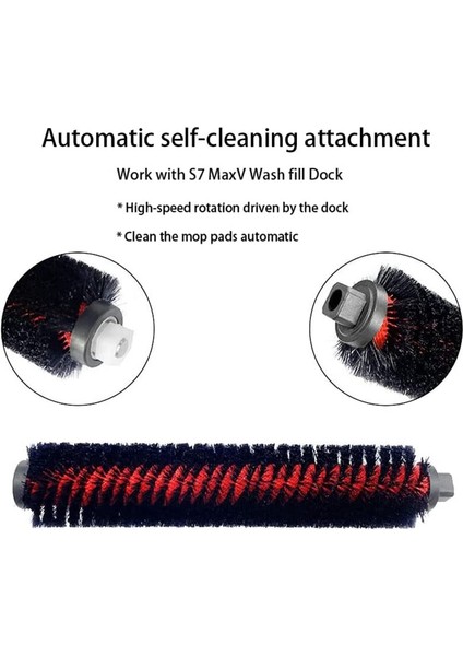 Roborock Süpürme Robotuna Uygun Çıkarılabilir Yüksek Hızlı Kendi Kendini Temizleyen Fırça G10 G10S G10S Pro (Yurt Dışından) modelleri