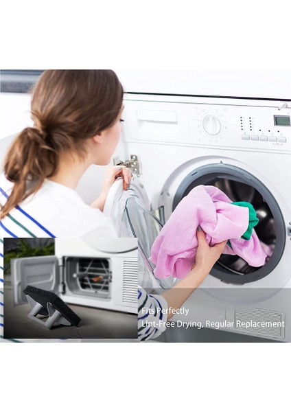 Miele 9164761 Kurutucu Isı Pompası Kurutucu Için 8 Filtre Seti Ince / Kaba 207 x 157 x 30 mm Taban Filtre Süngeri (Yurt Dışından)