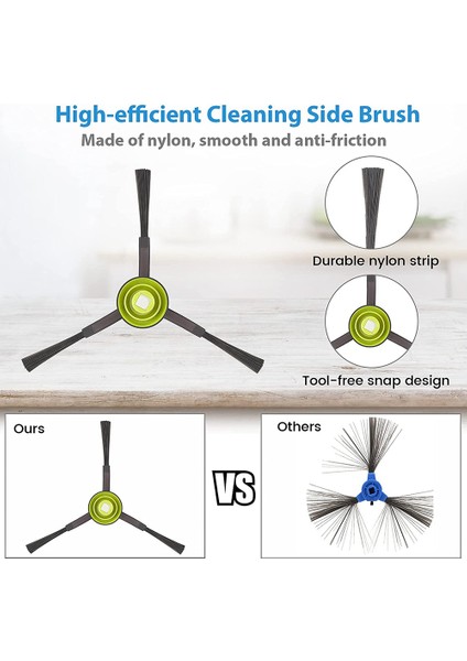 Yedek Rulo Fırça Filtreleri Toz Torbaları Parça Kiti Ecovacs Deebot Ozmo T8 T8 Aıvı Robotlu Süpürge Aksesuarları (Yurt Dışından) fiyatları