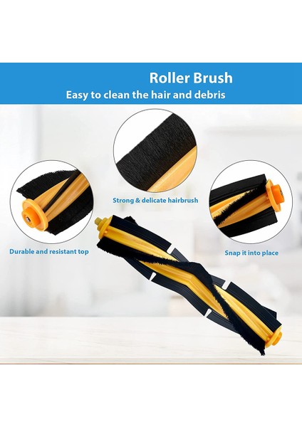 Yedek Rulo Fırça Filtreleri Toz Torbaları Parça Kiti Ecovacs Deebot Ozmo T8 T8 Aıvı Robotlu Süpürge Aksesuarları (Yurt Dışından) indirimleri