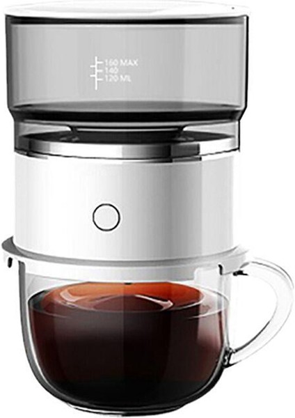 Mini Kahve Makinesi Yarı Otomatik Kahve Demleme Makinesi Manuel Damla Kahve Demleme Ekipmanları Mutfak Robotu Kahve Öğütücü (Yurt Dışından)