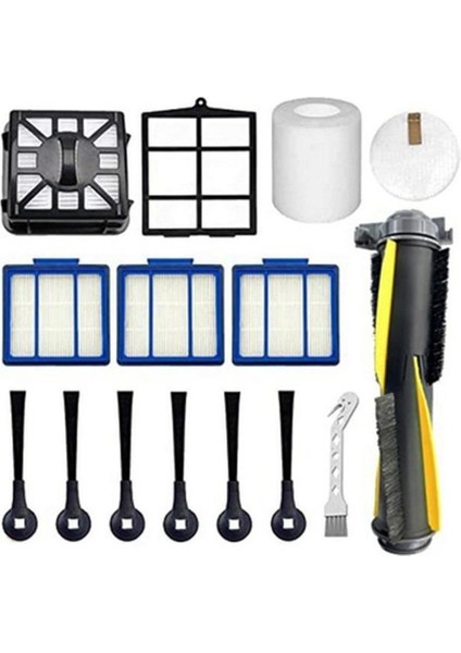 Shark Iq RV1000 RV1000S RV912S RV913S RV1001AE RV1001 AV1002AE Vakum Robot Süpürgesi Için Hepa Filtre Ana Yan Fırça Parçası (Yurt Dışından)