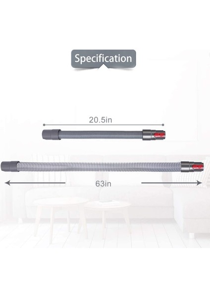 Dyson V7 V8 V10 V11 Elektrikli Süpürge Parçaları Gri ile Uyumlu Tetik Kilidi ve Esnek Uzatma Hortumu (Yurt Dışından) fırsatları