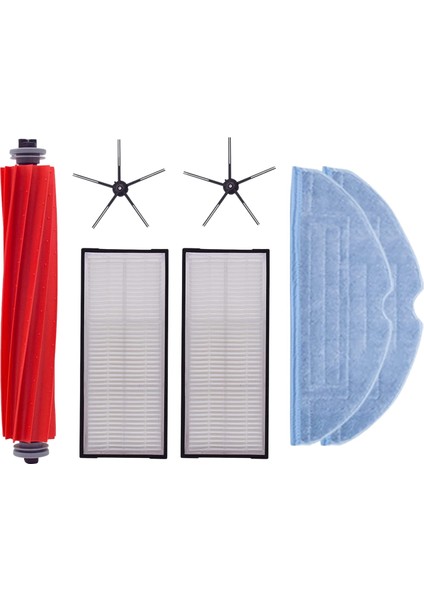 Adet Roborock S7 T7S Hepa Aksesuarı Filtre Ayrılabilir Ana Fırça Paspas Bezi Yan Fırça Elektrikli Süpürge Parçası (Yurt Dışından)