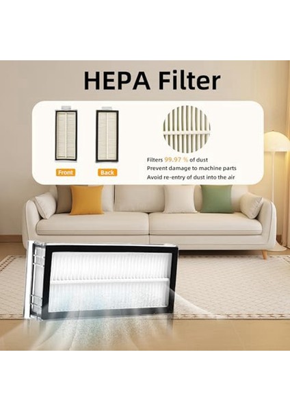 Roborock Q8 Max /q8 Max +/q5 Pro/q5 Pro+ Elektrikli Süpürge Için Uyumlu Yedek Aksesuarlar Kiti (Yurt Dışından) indirimleri