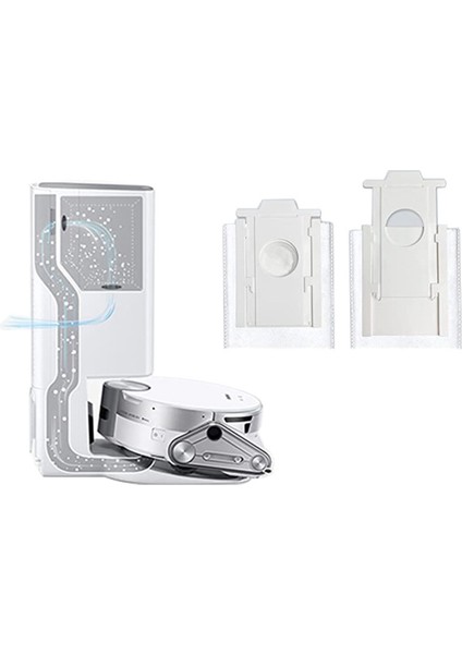 4 Adet Elektrikli Süpürge Toz Torbaları Samsung VCA-RDB95 Jet Bot + Jet Bot Aı + Robotlu Süpürge Istasyonu Aksesuarları Parçaları (Yurt Dışından) fırsatları