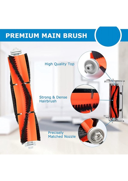 Hepa Filtre Ana Yan Fırça Roborock S50 S51 SDJQR01RR SDJQR02RR Elektrikli Süpürge Yedek Parça Aksesuarları (Yurt Dışından) fiyatları