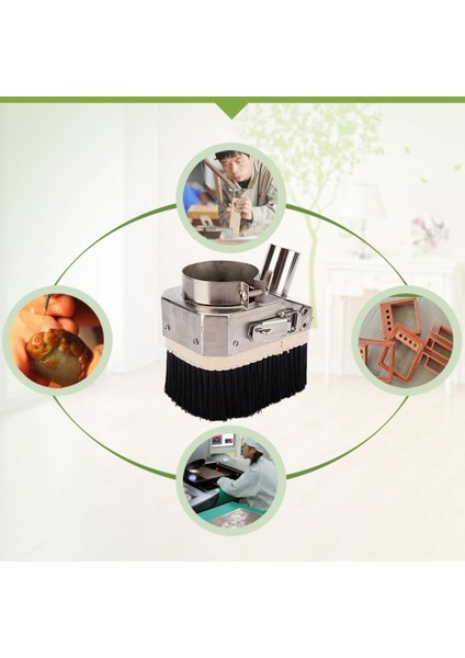Mil Motoru Için Cnc Router Için 1MX80MM Fırça Elektrikli Süpürge Oyma Makinesi Toz Kapağı (Yurt Dışından)
