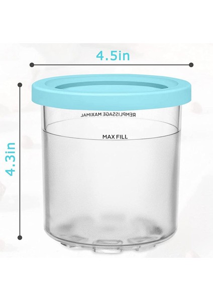 Ninja Creami Için Kapaklı Dondurma Bira Bardağı Konteyneri, NC301 NC300 NC299AMZ Dondurma Makinesi ile Uyumlu (Yurt Dışından) fırsatları