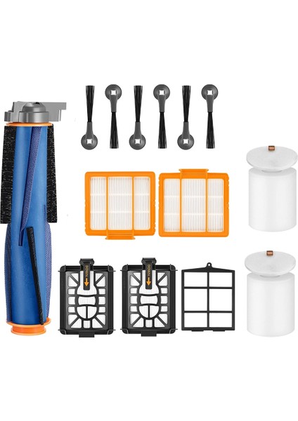 Köpekbalığı Için AV2501S RV2502AE AV2501AE RV2610WA AV2610WA Ana Yan Fırça Köpük Filtreleri Pr-Filte Paspas Robotik Vakum Parçaları (Yurt Dışından)