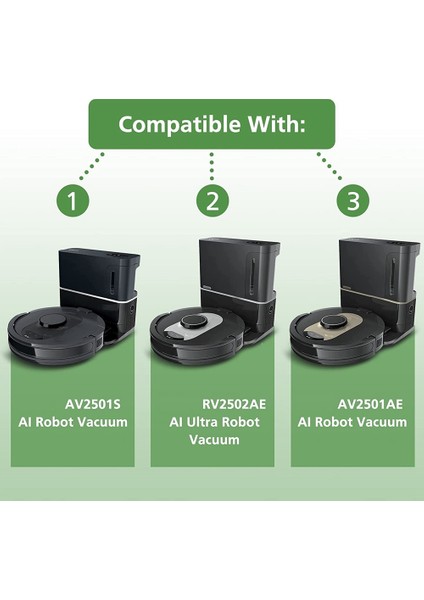 Köpekbalığı Için AV2501S RV2502AE AV2501AE RV2610WA AV2610WA Ana Yan Fırça Köpük Filtreleri Pr-Filte Paspas Robotik Vakum Parçaları (Yurt Dışından) fiyatları