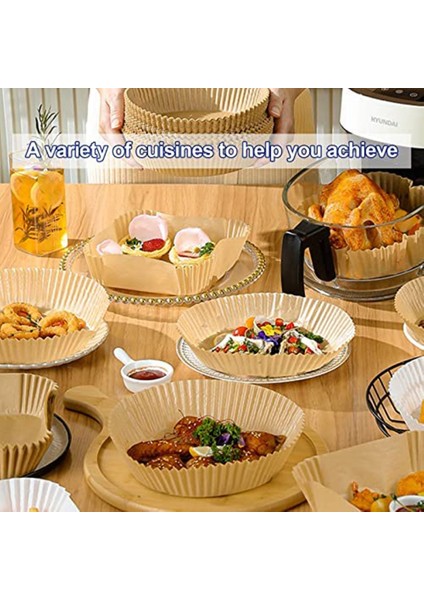 Hava Fritözü Silikon Fırçalı Parşömen Kağıdı Kaymaz Hava Fritöz Gömlekleri Tek Kullanımlık Kağıt Gömlekleri Hava Fritöz Kağıt Gömlekleri (Yurt Dışından)