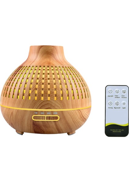 400 ml Esansiyel Yağ Difüzörü Ahşap Damarlı Aroma Difüzörü Zamanlayıcı Soğuk Sisli Nemlendirici Ev Yatak Odası Için Abd Fişiyle (Yurt Dışından)