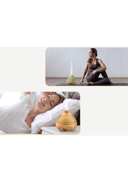400 ml Esansiyel Yağ Difüzörü Ahşap Damarlı Aroma Difüzörü Zamanlayıcı Soğuk Sisli Nemlendirici Ev Yatak Odası Için Abd Fişiyle (Yurt Dışından)