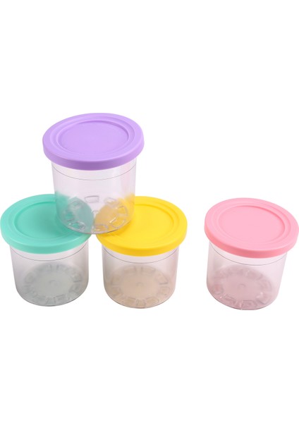 Ninja Creami NC300 NC301 NC299AMZ Pint 16OZ Bardak Dondurma Makinesi Bulaşık Makinesinde Yıkanabilir 4 Adet Dondurma Pintleri ve Kapakları (Yurt Dışından) fiyatları
