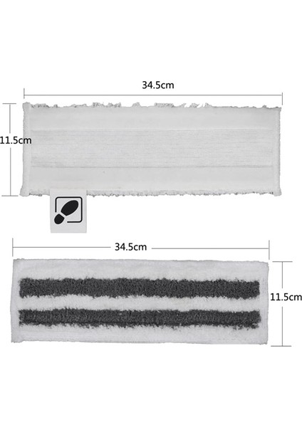 4 Paket Mikrofiber Zemin Bezi Seti Zımpara Zemin Bezi Seti Karcher Easyfix Sc2 Sc3 Sc4 Sc5 Zemin Memesi (Yurt Dışından) fiyatları