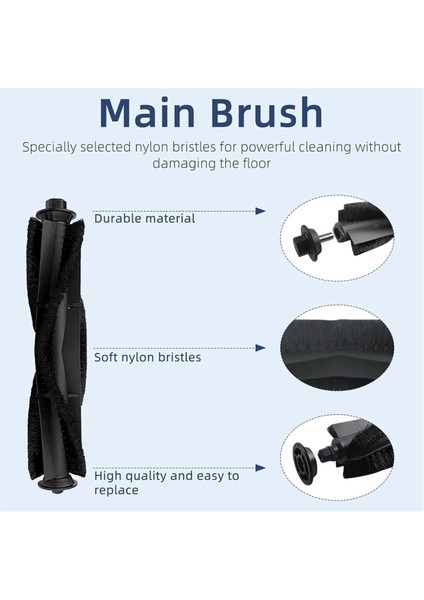 Honiture Q6 Pro Için Aksesuar Değiştirme Kiti, Laresar L6 Pro Için, Imou L11 Pro Için, Airrobo T10+ Için, Neabot N2 Için (Yurt Dışından)