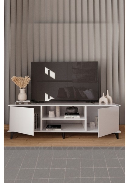 Tv-1 Tv Sehpası, Tv Ünitesi, Televizyon Sehpası, Televizyon Ünitesi, Beyaz