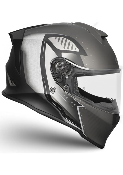 Dinamo Evo Bunker Siyah-Beyaz-Antrasit Kask fiyatları