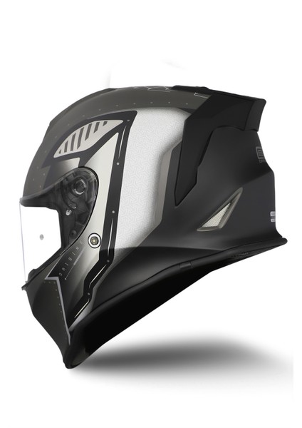 Dinamo Evo Bunker Siyah-Beyaz-Antrasit Kask modelleri