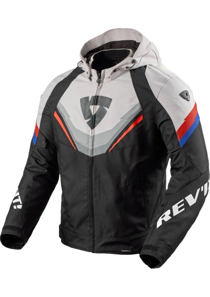 Revıt Quantum 3 H2O 4 Mevsim Motosiklet Montu Siyah -Açık Gri