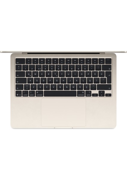 MacBook Air M4 16GB 512GB SSD macOS 13" Taşınabilir Bilgisayar Yıldız Işığı MW103TU/A
